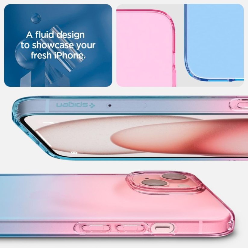 Kryt Spigen Liquid Crystal iPhone 15 Gradation Pink