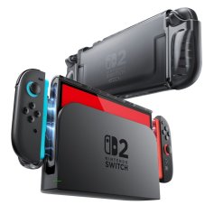 Kryt Supcase Crystal Case Nintendo Switch 2 Frost Black Kryt Supcase Crystal Case Nintendo Switch 2 Frost Black
