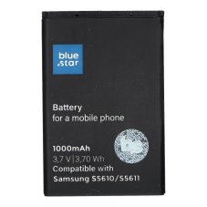 Batéria Battery Samsung Galaxy S5610 / S5611 / L700 / S3650 / S5620 / B3410 / S5260 1000 mAh Blue Star Premium Batéria Battery Samsung Galaxy S5610 / S5611 / L700 / S3650 / S5620 / B3410 / S5260 1000 mAh Blue Star Premium