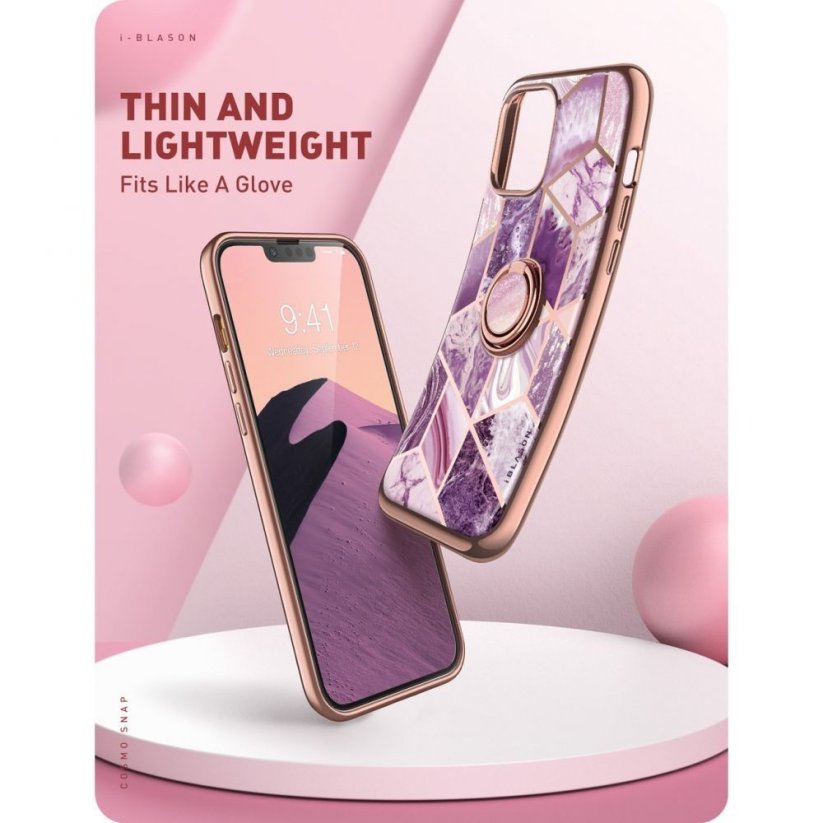 KRYT SUPCASE IBLSN COSMO SNAP iPhone 13 Pro MARBLE PURPLE