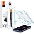 edzett védőüveg Spigen Glas.Tr "Ez Fit Ac" 2-Pack iPhone 16 Pro / 17 / 17 Pro átlátszó