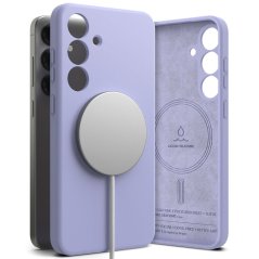 Kryt Ringke Silicone Magnetic Magsafe Samsung Galaxy S25 Lavender Kryt Ringke Silicone Magnetic Magsafe Samsung Galaxy S25 Lavender