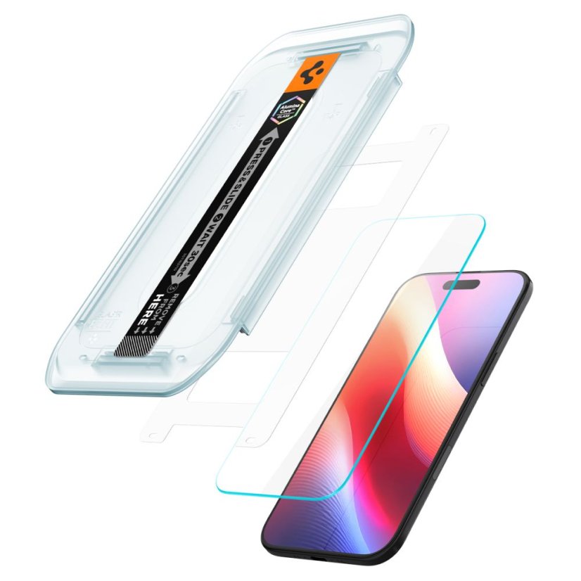 Ochranné tvrdené sklo Spigen Glas.Tr ”Ez Fit Ac” 2-Pack iPhone Air Clear