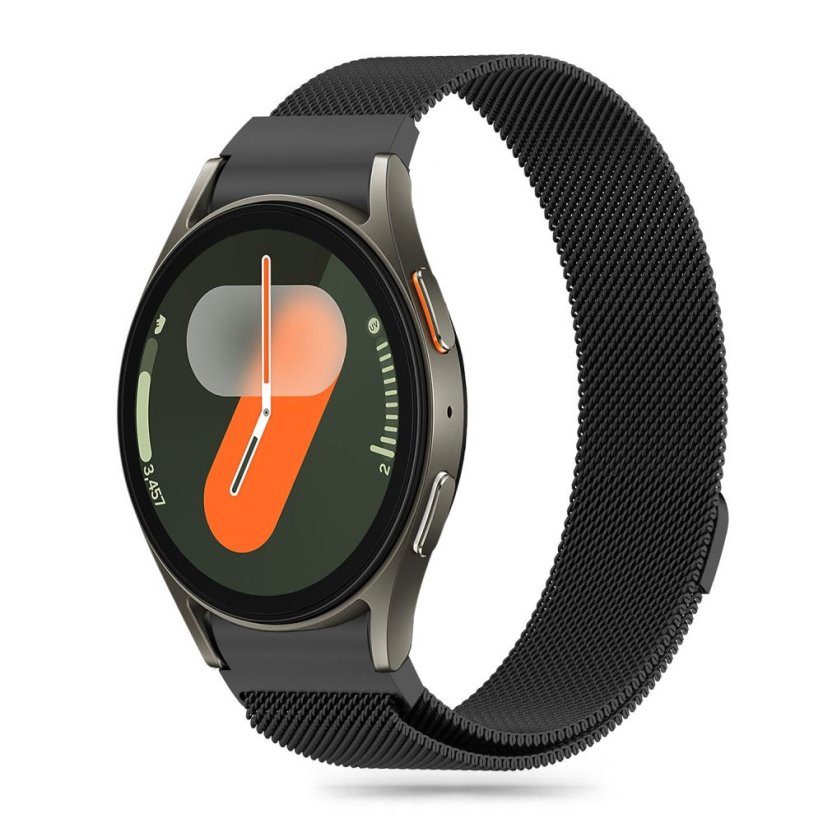 Remienok Tech-Protect Milaneseband Samsung Galaxy Watch 4 / 5 / 5 Pro / 6 / 7 / FE Black