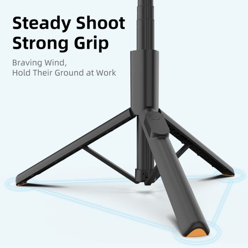 Selfie tyč Tech-Protect L09S Bluetooth Selfie Stick Tripod Black