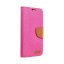 Kryt Canvas Book Case iPhone 13 Pro Max Pink