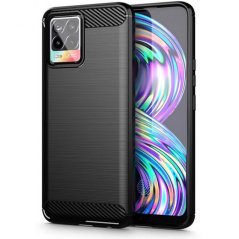 Kryt Carbon Case Realme 8 Black Kryt Carbon Case Realme 8 Black