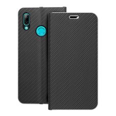 Kryt Flip Case Huawei P Smart 2019 Luna Book Carbon Black Kryt Flip Case Huawei P Smart 2019 Luna Book Carbon Black