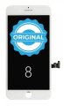 ORIGINÁLIS fehér LCD kijelző iPhone 8 + érintőlemez
