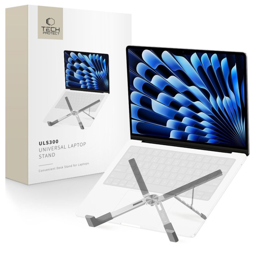 Stojan Tech-Protect Uls300 Universal Laptop Stand Silver