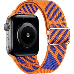 Scrunchie remienok pre Apple Watch (38/40/41mm) Blue Orange