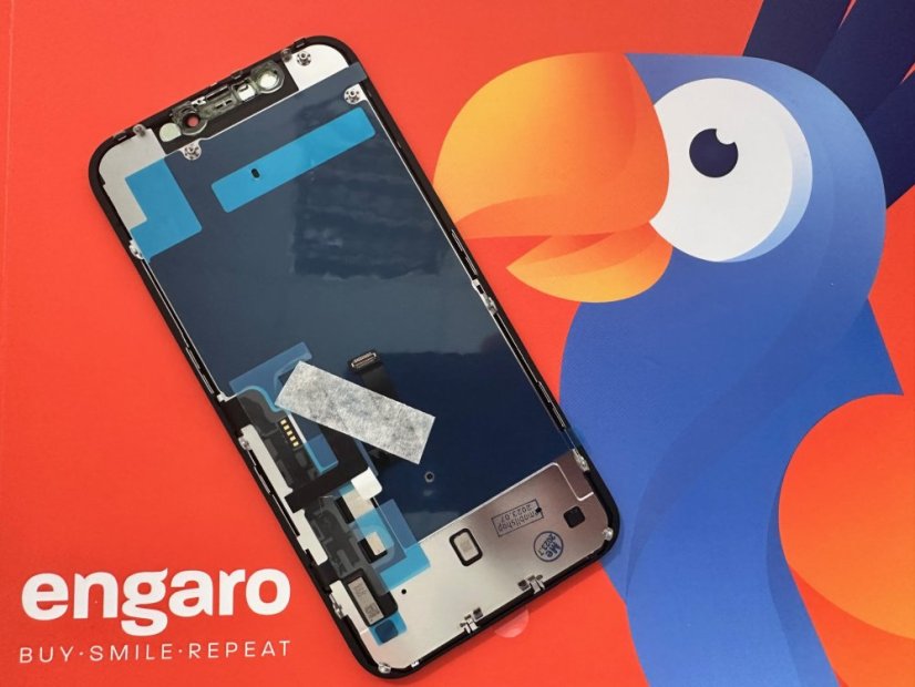 ORIGINÁLIS fekete LCD kijelző + érintőkijelzős üveg Apple iPhone 11