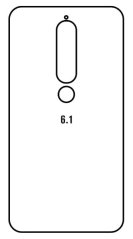 Hydrogel - zadná ochranná fólia - Nokia 6.1 2018 Hydrogel - zadná ochranná fólia - Nokia 6.1 2018