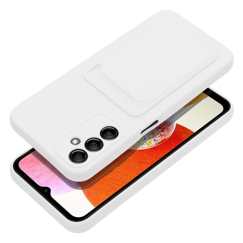 CARD Case  Samsung Galaxy A14 5G / A14 4G biely