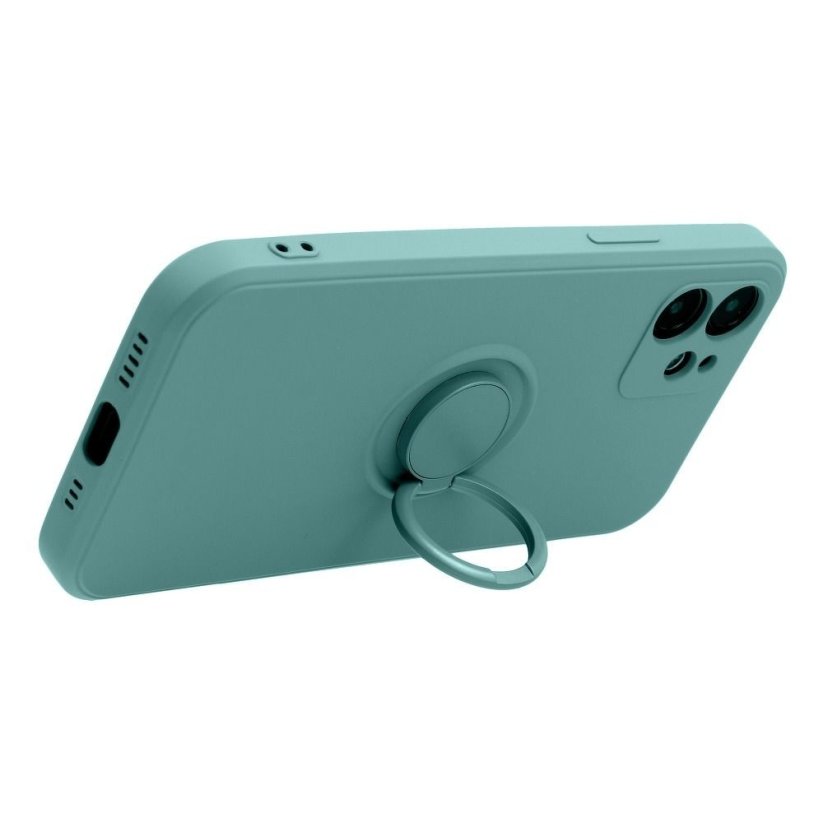 Forcell SILICONE RING Case  Samsung Galaxy A03S zelený