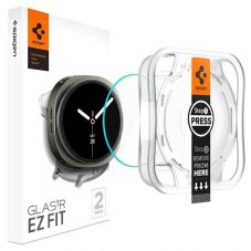 2ks v balení, sada ochranných skel Spigen Glas.Tr "Ez-Fit" 2-Pack Samsung Galaxy Watch 8 (44 mm) čirá