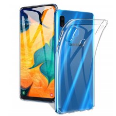 Samsung Galaxy A20e - Priesvitný ultratenký silikónový kryt Samsung Galaxy A20e - Priesvitný ultratenký silikónový kryt
