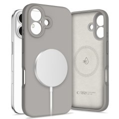 Kryt Tech-Protect Liquid Silicone Magsafe iPhone 16 Stone Grey Kryt Tech-Protect Liquid Silicone Magsafe iPhone 16 Stone Grey