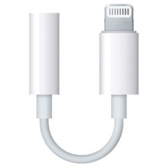 Apple Lightning/3,5 mm Headphone Jack Adapter (MMX62ZM/A) bulk