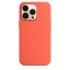 iPhone 13 Pro Max Silicone Case s MagSafe - Nectarine design (oranžový)