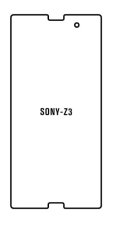Hidrogél - védőfólia - Sony Xperia Z3