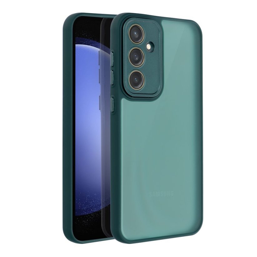 Kryt Ochranné sklo Variete Case Samsung Galaxy S22 Ultra Dark Green