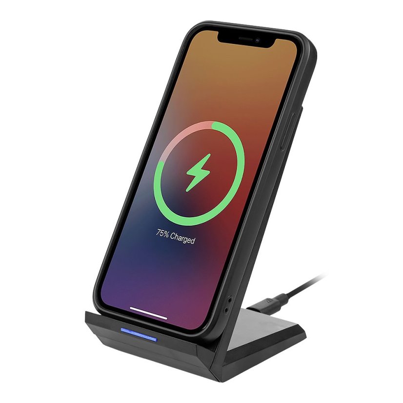 OBAL:ME StandCharger vezeték nélküli töltő asztali állvány 15W Black