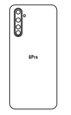 Hydrogel - zadná ochranná fólia - Realme 6 Pro