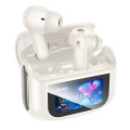 Slúchadlá Wireless Earphones Hoco With Touch Screen Tws Anc Enc Eq21 Cloudy White