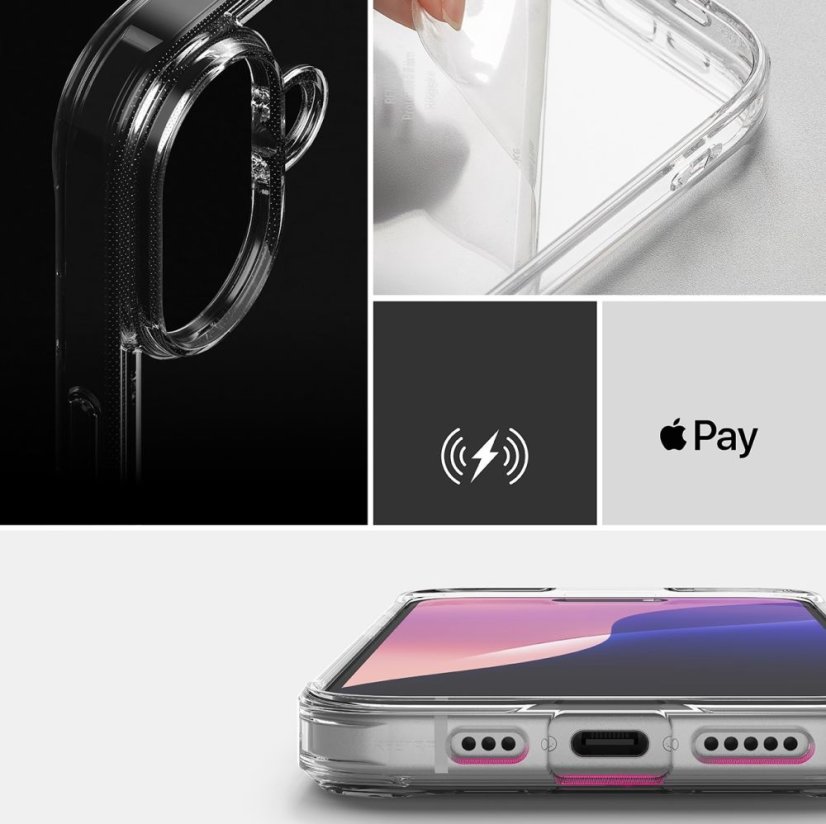 engaroGuard Apple Crystal Air kryt iPhone 16