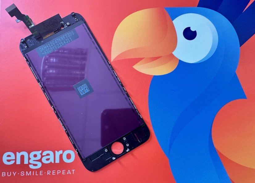 ORIGINÁLIS fekete LCD iPhone 6