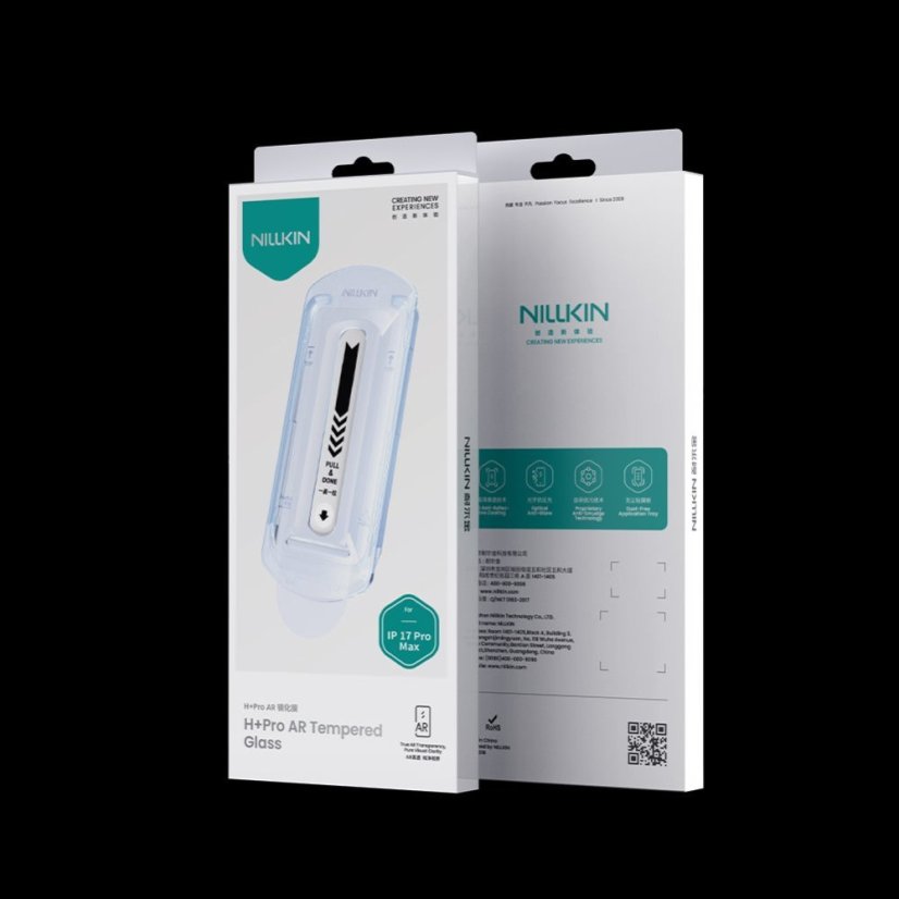 Nillkin tvrdené sklo 0.2mm H+ PRO 2.5D pre Apple iPhone 17 Pro Max (s aplikátorom)