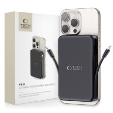 Externá batéria Tech-Protect Pb31 Lifemag Magsafe Power Bank 10000Mah Black