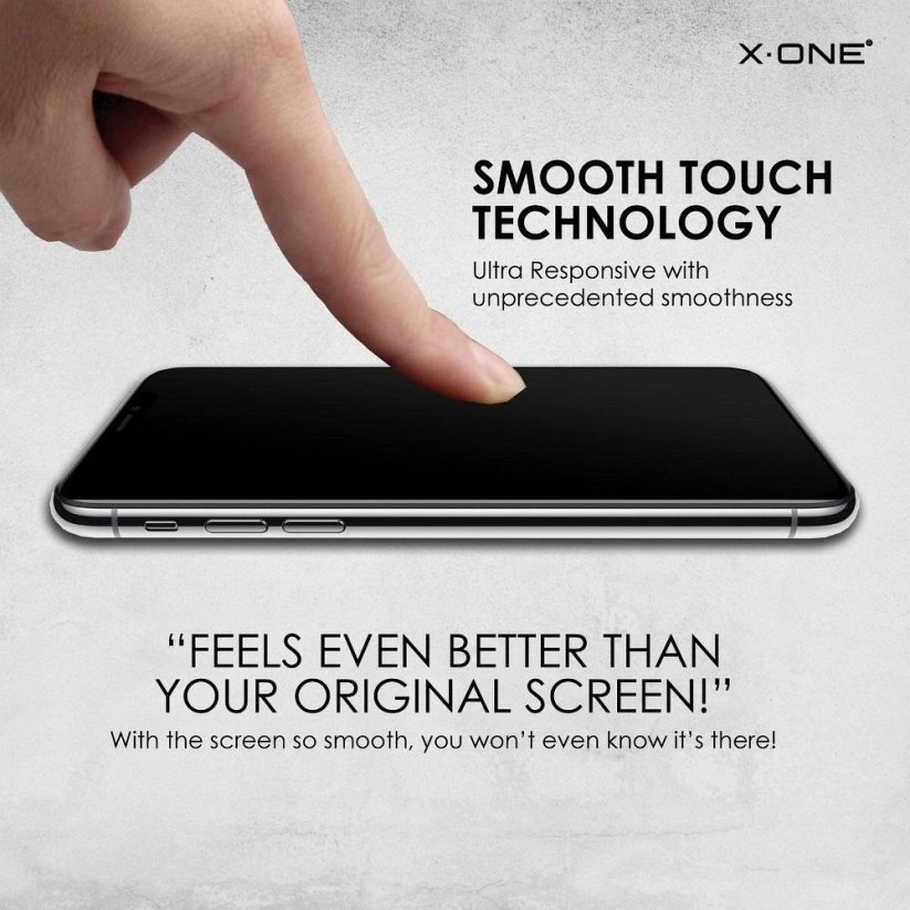 Kryt Ochranné sklo X-One Full Cover Extra Strong Matte - iPhone 12/12 Pro Ochranné tvrdené sklo 9H