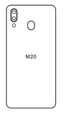 Hidrogél - hátsó védőfólia - Samsung Galaxy M20
