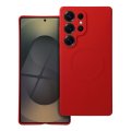 Kryt Case Samsung Galaxy S25 Ultra Silicone Mag Cover s MagSafe Red