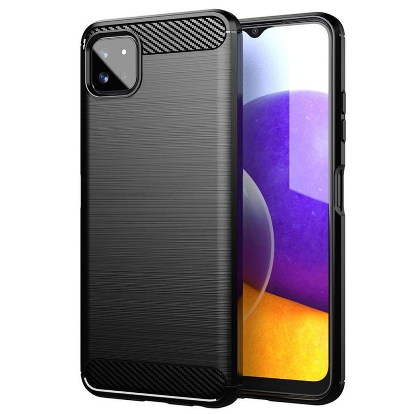 Kryt Carbon Pro Case Samsung Galaxy A22 5G Black