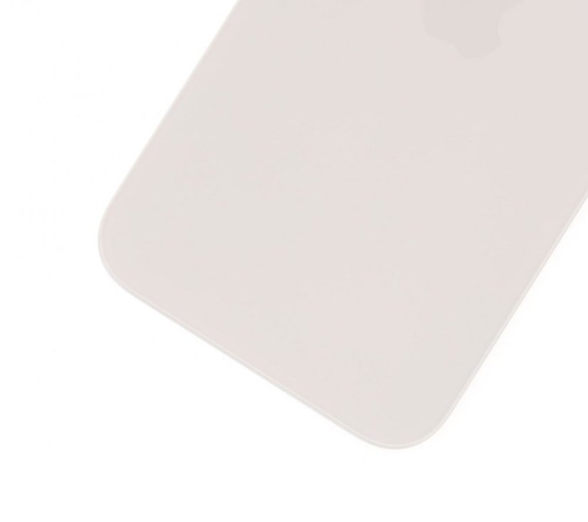 Apple iPhone 15 Pro Max - Náhradné zadné sklo housingu (White Titanium)