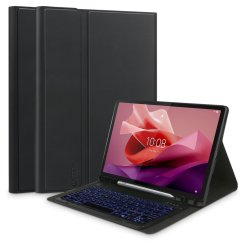 Kryt Tech-Protect SC Pen + Keyboard Lenovo Tab P12 12.7 Tb-370 Black