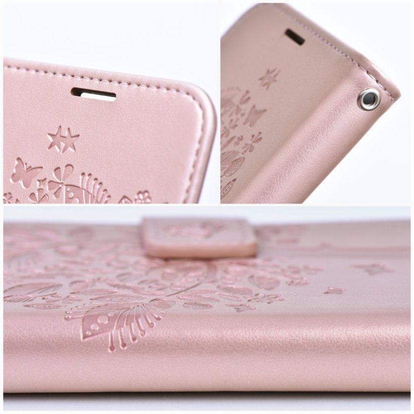 Tok MEZZO Book Case Xiaomi Redmi Note 10 Pro strom Rose Gold