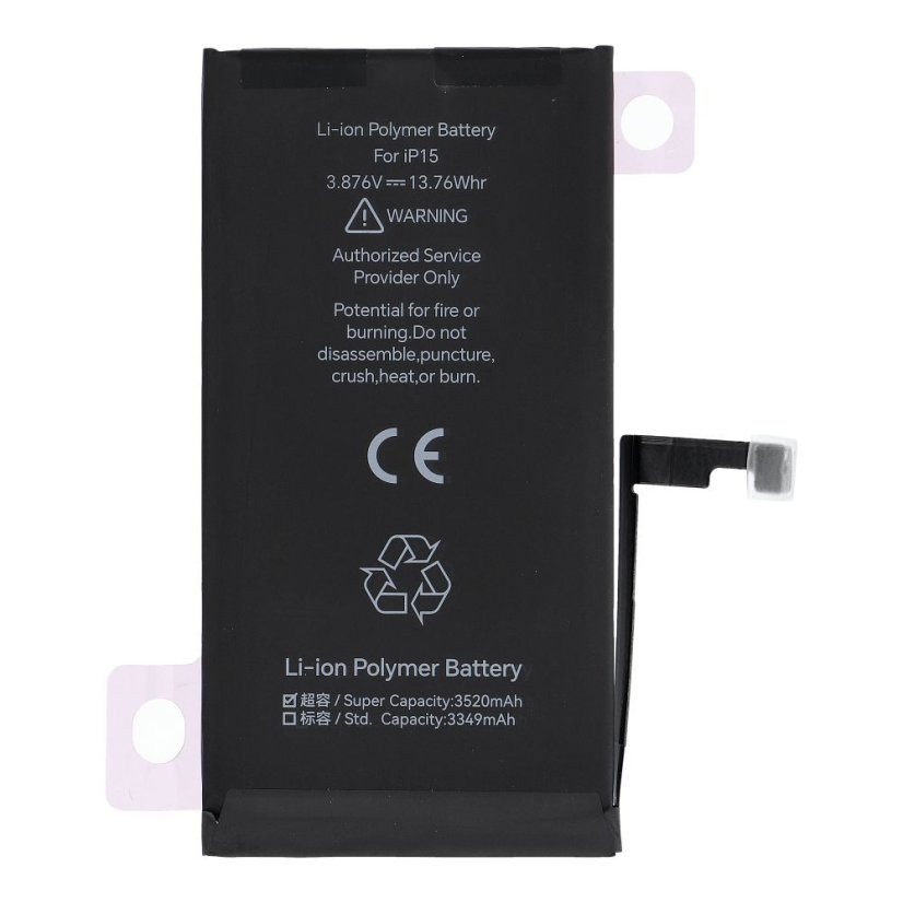Akkumulátor Jcid Diagnosable Genuine Battery iPhone 15 (High Capacity)