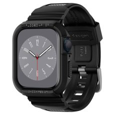 Óraszíj Tok Spigen Rugged Armor ”Pro” Apple Watch 6 / 7 / 8 / 9 / SE 1 / 2 / 3 (44 / 45 mm) Black