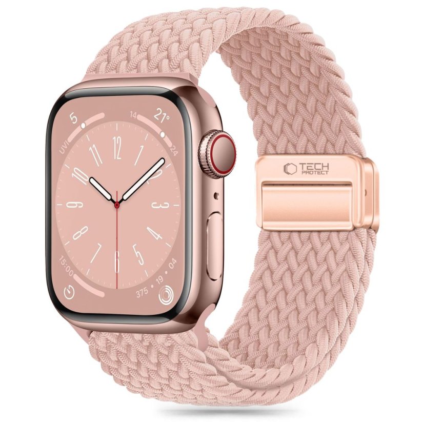 Remienok Tech-Protect Nylonmag Apple Watch 6 / 7 / 8 / 9 / 10 / SE (40 / 41 / 42 mm) Dusty Rose