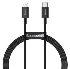 Baseus CATLYS-A01 Superior Fast Charging dátový kábel USB-C to Lightning 20W 1m Black Baseus CATLYS-A01 Superior Fast Charging dátový kábel USB-C to Lightning 20W 1m Black