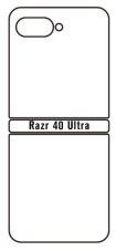 Hydrogel - zadná ochranná fólia - Motorola Razr 40 Ultra