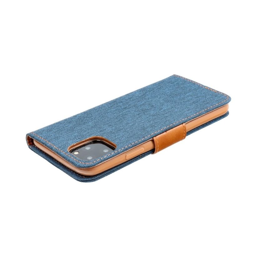 Kryt Canvas Book Case Samsung Galaxy A21S Navy Blue