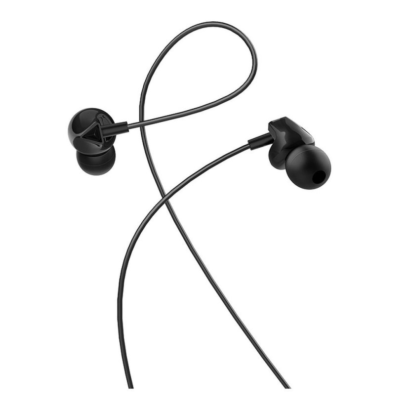 Fejhallgató vezeték fülhallgató jack 3,5 mm Hoco M60 Black
