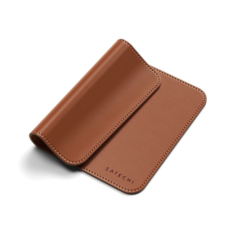Tok Satechi Vegan Leather Mouse Pad St-Lmpn Brown