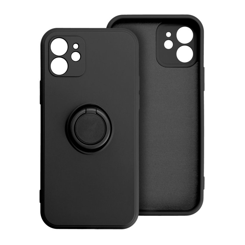 Kryt Silicone Ring Case iPhone 13 Pro Black