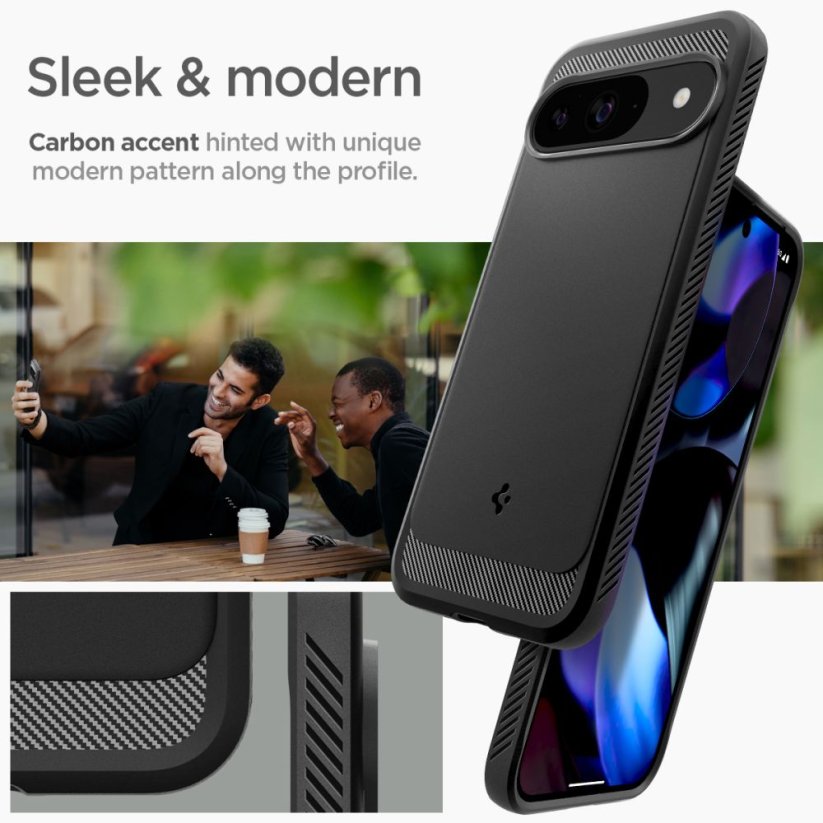 Kryt Spigen Rugged Armor Google Pixel 9 / 9 Pro Matte Black